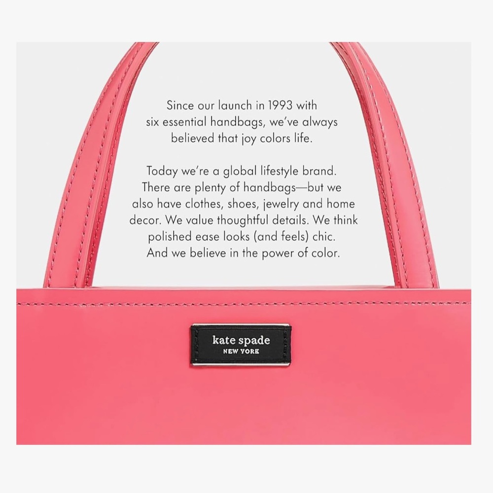 🆕 Kate Spade New York Reusable Shopping Bag, Grocery Tote with Shoulder Straps - Picture 6 of 6
